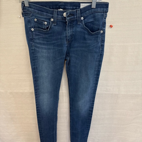 Rag & Bone Dark Blue Skinny Jeans - Picture 1 of 2